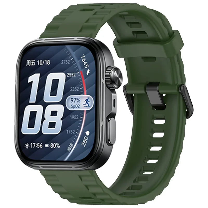 Official Silicone Strap for Huawei Watch 5-4 Pro Smart Wristband for Huawei Watch Fit 5/4/3 Luxury High-end Replacement Bracelet