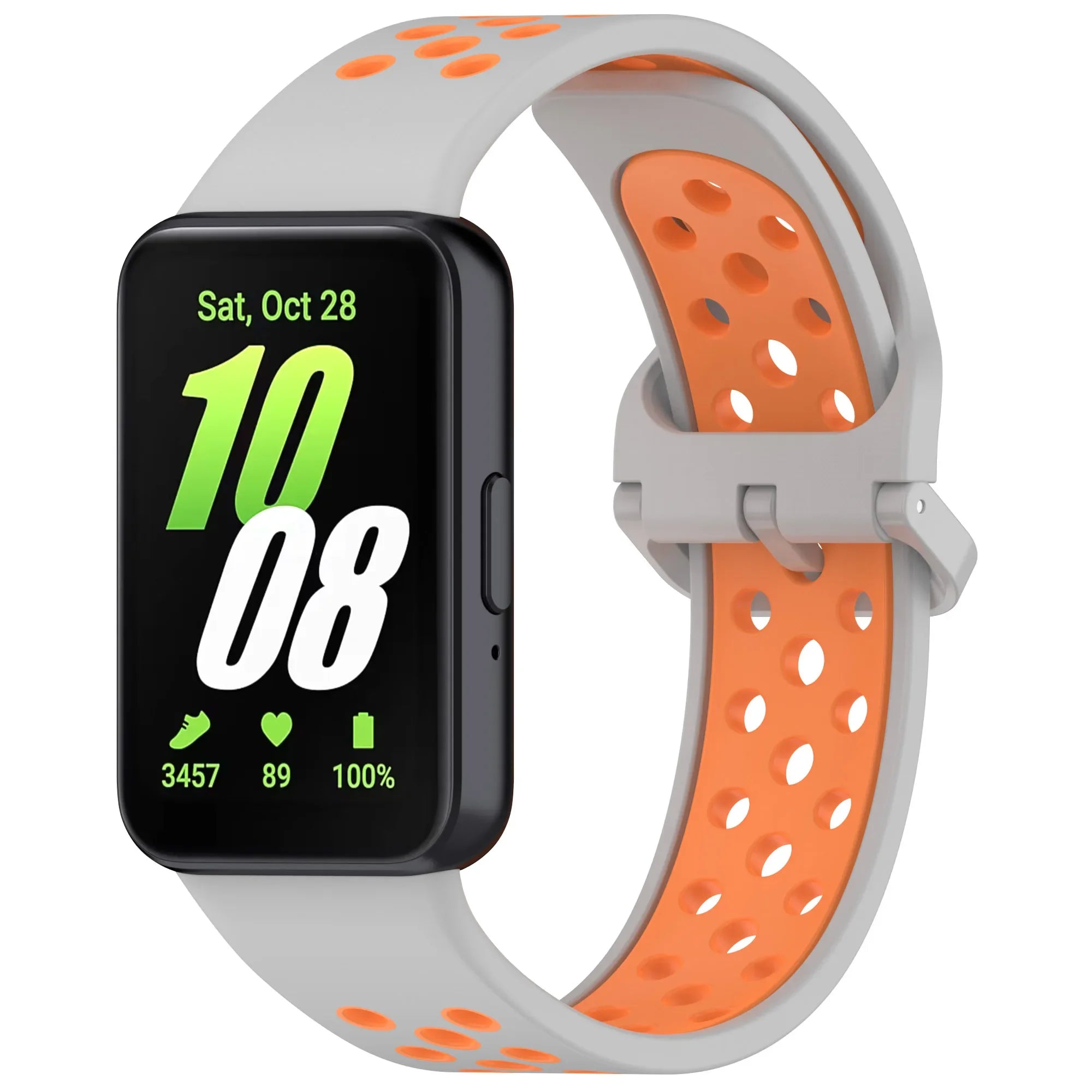 Silicone Strap For Samsung Galaxy Fit 3 Band Bracelet Two-tone Watchband Correa For Samsung Galaxy Fit 3 Replaceable Wristband