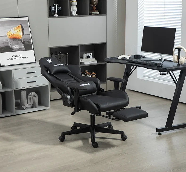 AOLIVIYA Modern Light Ergonomic Gaming Computer Chair, Swivel Seat with Lift for Home Live Broadcast Comfortable Sedentary Dormi
