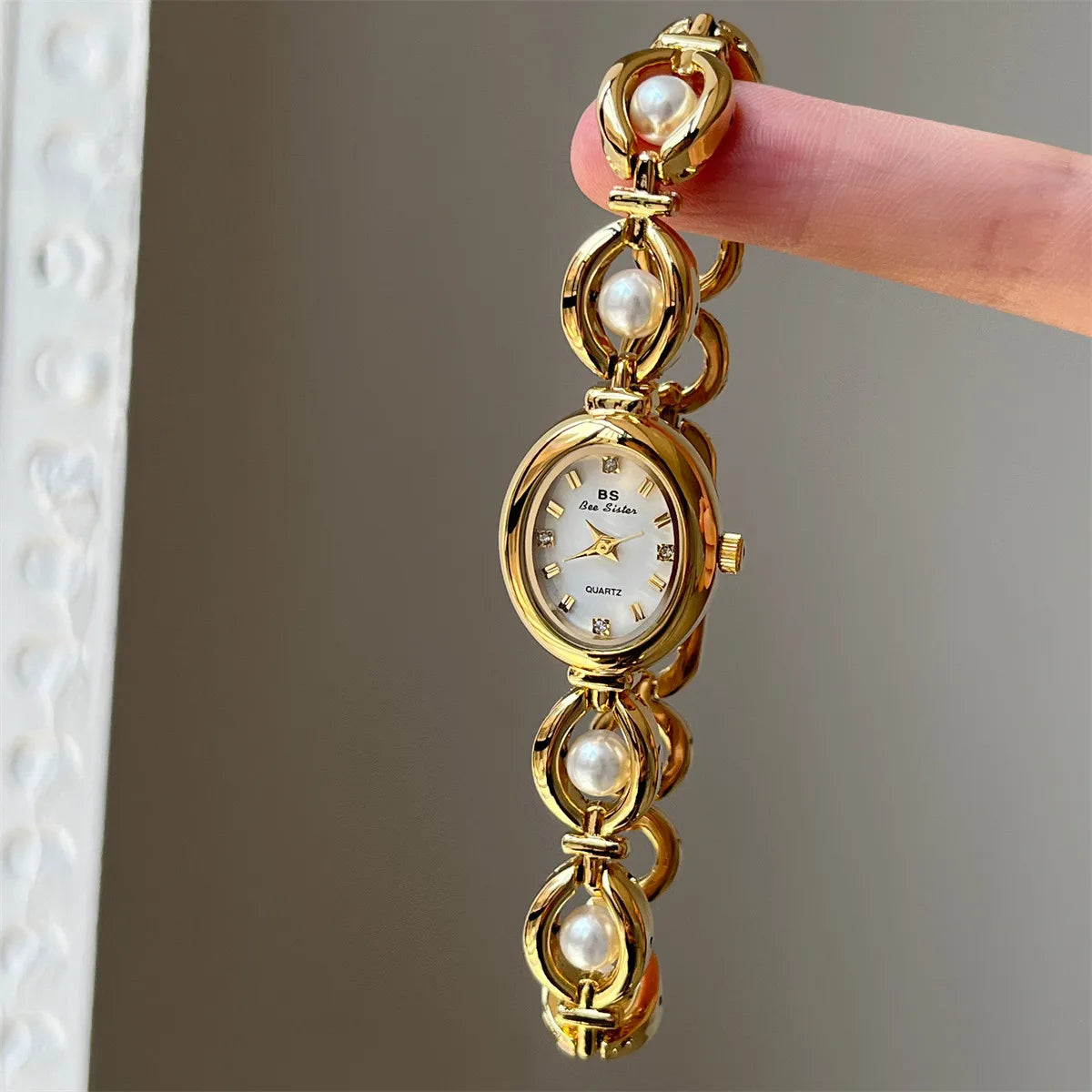 BS bee sister Woman Watches Luxury Fashion Dress Elegant Quartz Women's Wristwatch Clock