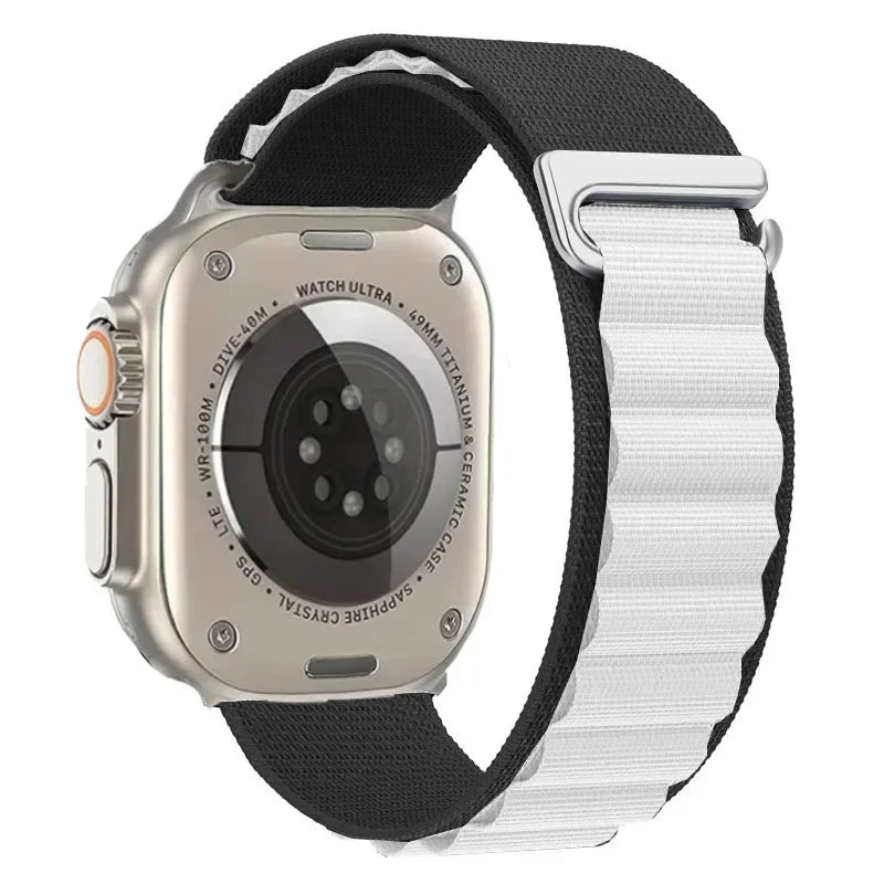 Alpine Loop Band for Apple Watch Ultra 49mm 11 10 9 8 7 46mm 42mm 45mm 41mm Nylon Wristband iWatch Series 6 5 4 SE 44 40mm Strap