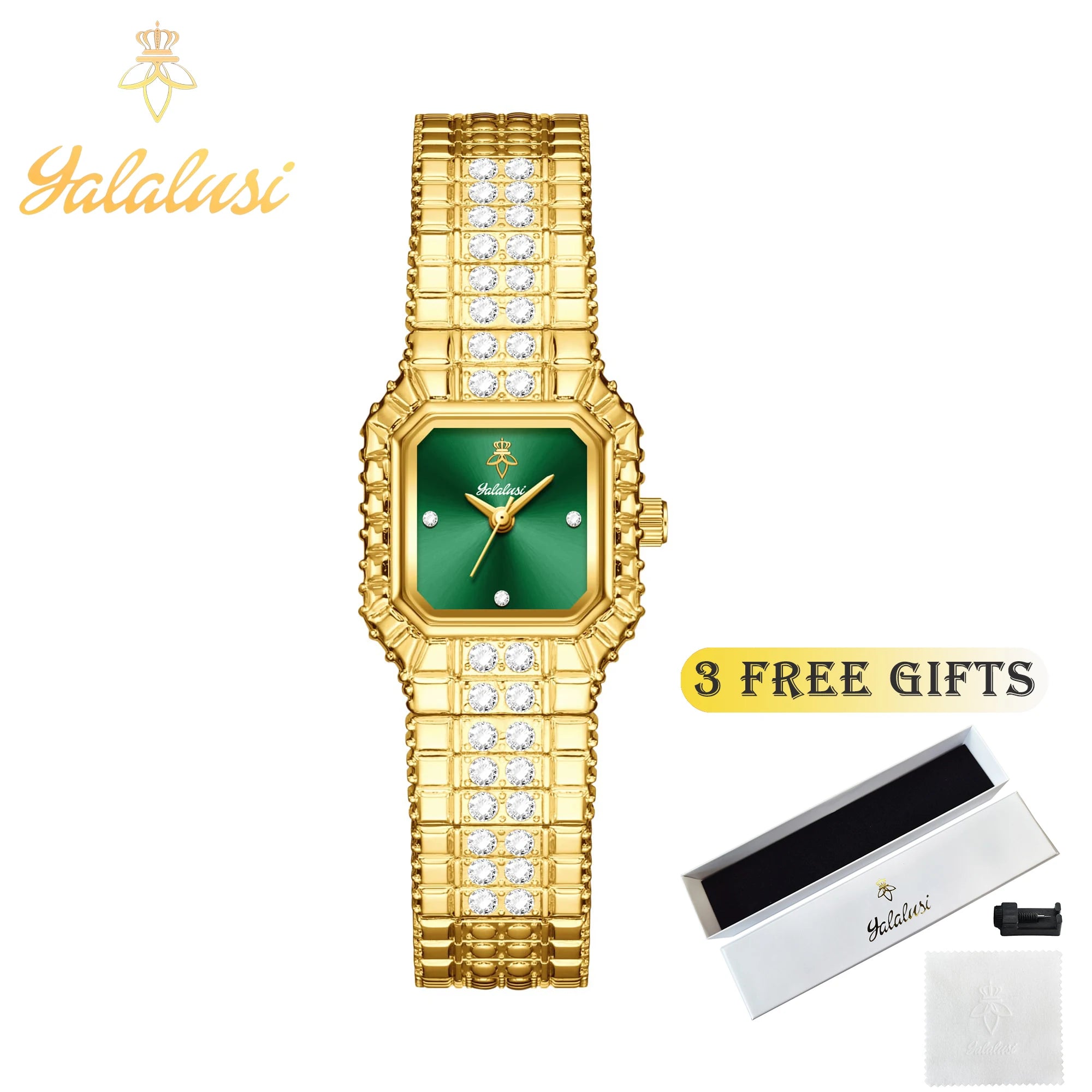 YaLaLuSiStylish ladies’ waterproof quartz watch: a luxurious and elegant bracelet watch, perfect as a gift reloj mujer montre