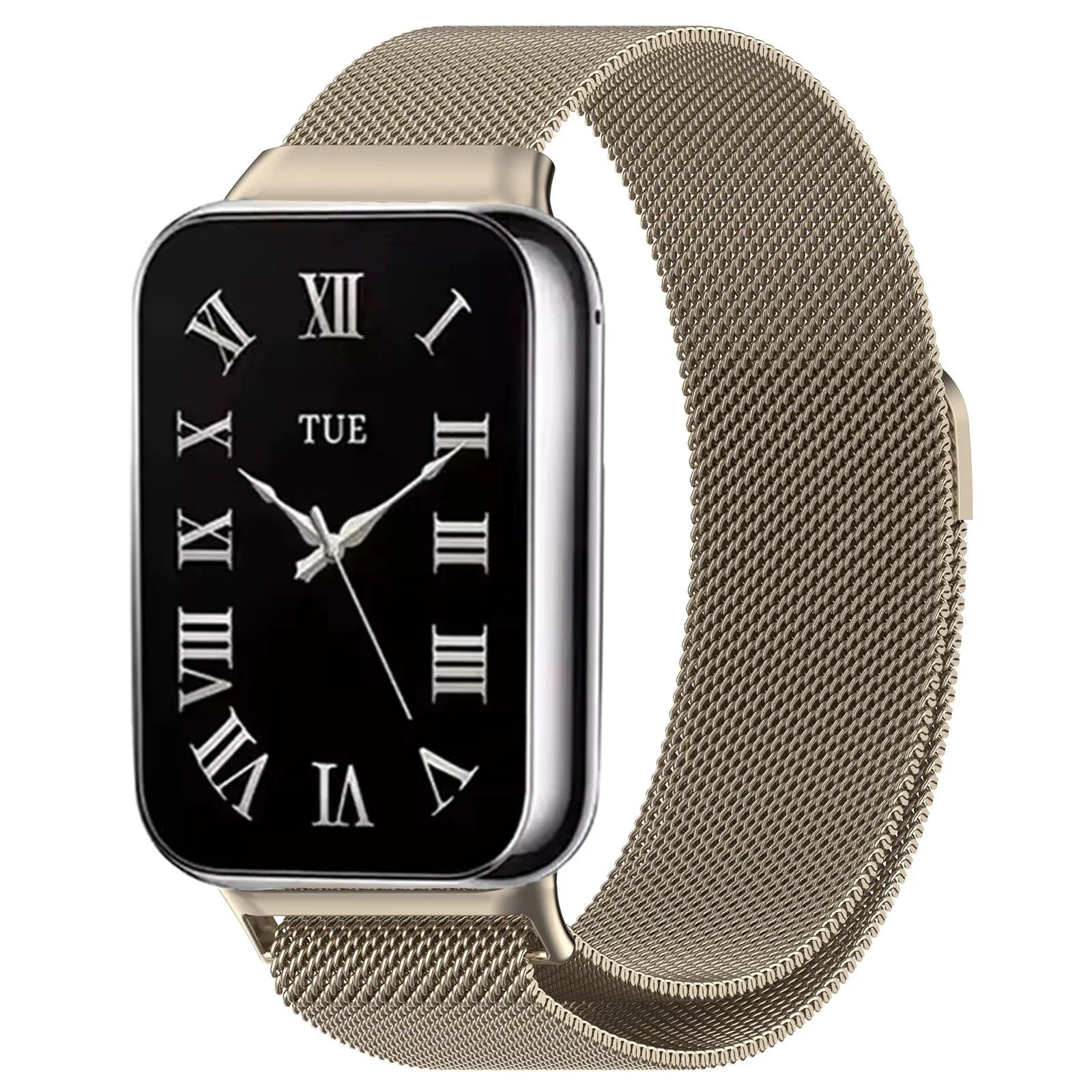 Milanese Loop Strap For Xiaomi Mi Band 9/8 Pro Metal Magnetic Durable Wristband Watchband For Redmi Watch 4/5/6 Correa Accessory