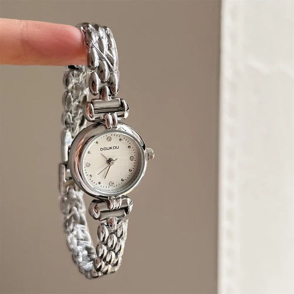 Brand Women Watch Luxury Small Dial Gold Watch Fashion Bracelet Quartz Wristwatches Dropshipping Clock Gift Relojes Para Mujer