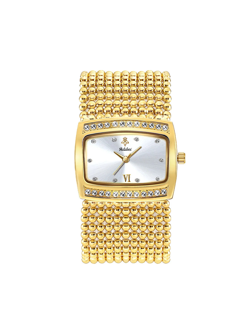 YaLaLuWomen's Watch Brand: Light Luxury Elegant Diamond-Set Square Watch with Water-Resistant Quartz Movement reloj mujer LX1073