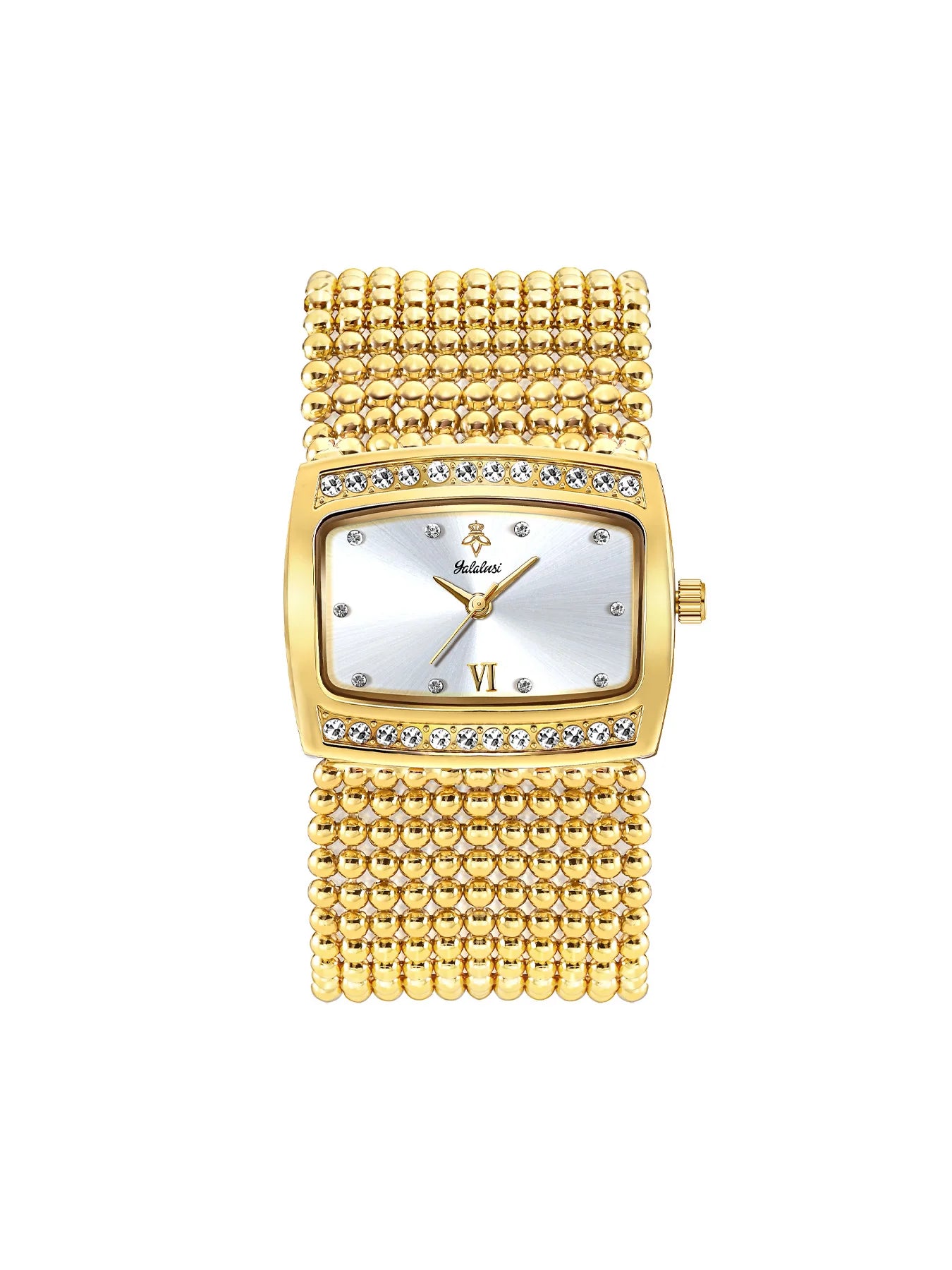 YaLaLuWomen's Watch Brand: Light Luxury Elegant Diamond-Set Square Watch with Water-Resistant Quartz Movement reloj mujer LX1073