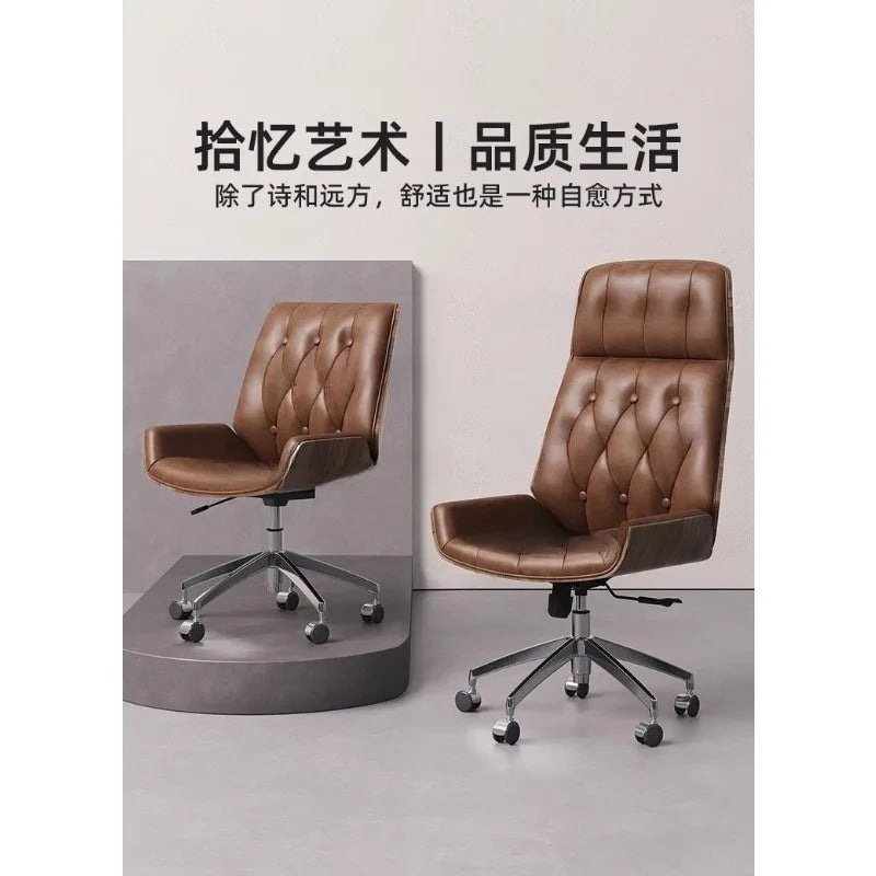 Office, computer chair, retro style office chair. Sitting for a long time without getting tired can make you feel relaxed
