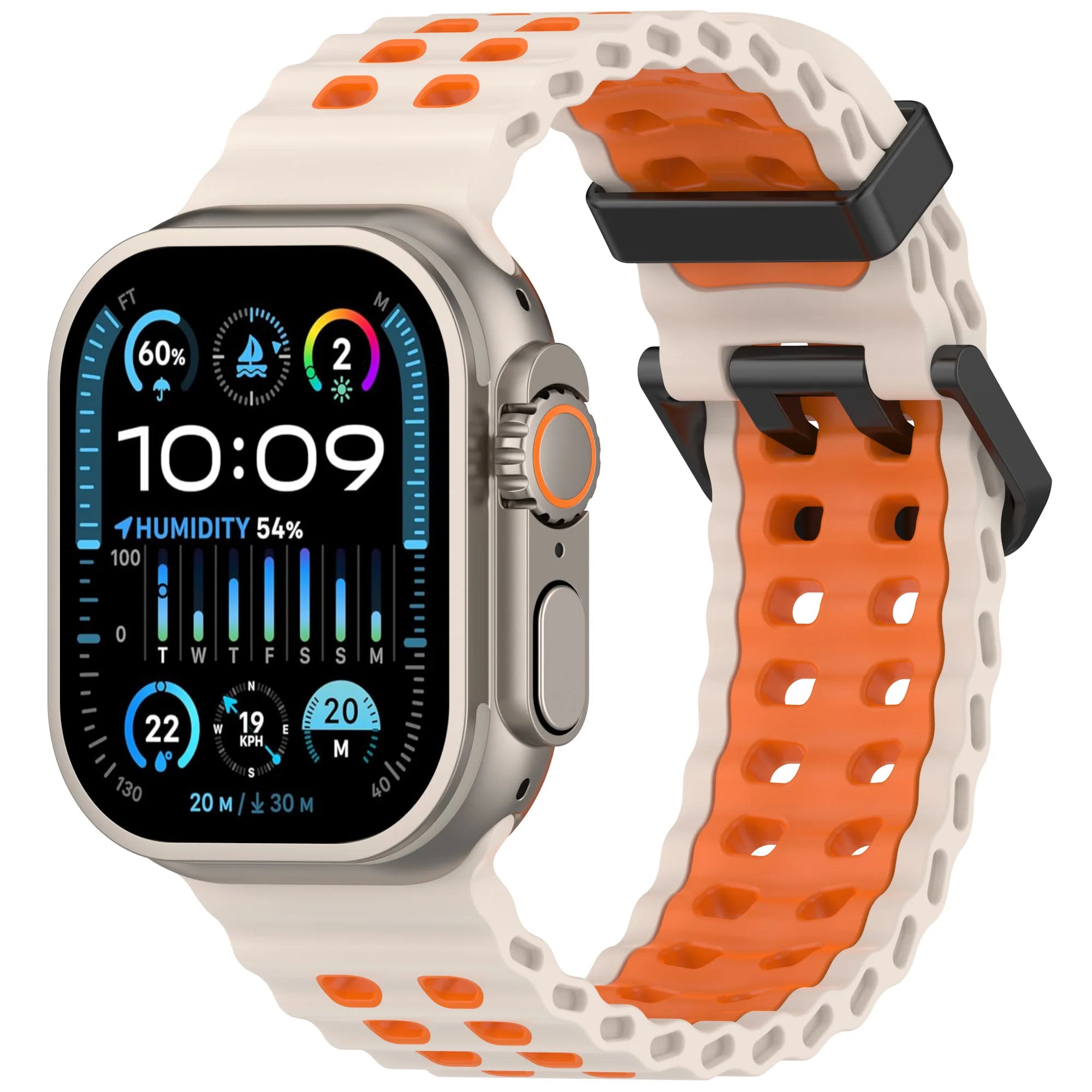 Ocean Silicone Strap for Apple Watch Band Ultra 3/2/1 49mm Series 11 10 46mm Comfortable Band IWatch 9 8 7 6 5 4 SE3 45mm 44mm