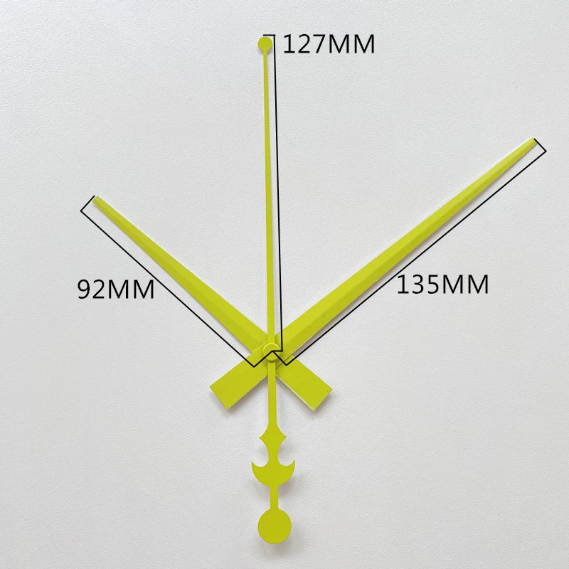 Mute DIY Wall Clock Movement Mechanism with Clock Hands Silent Kit Battery Operated Watch Repair Parts Replacement Set