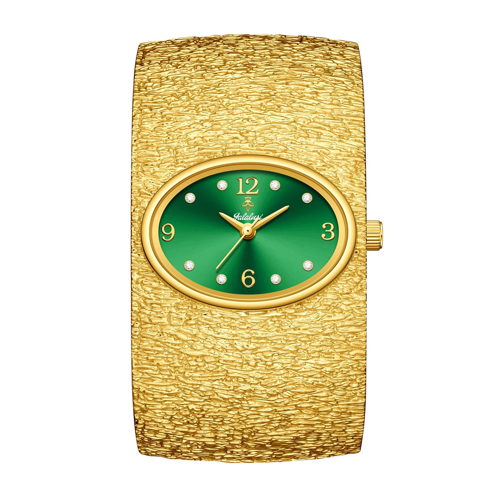 YaLaLuSi Luxury Women's Bracelets, Watches, Vintage Waterproof Gold Watches, Gifts watch for ladies reloj mujer