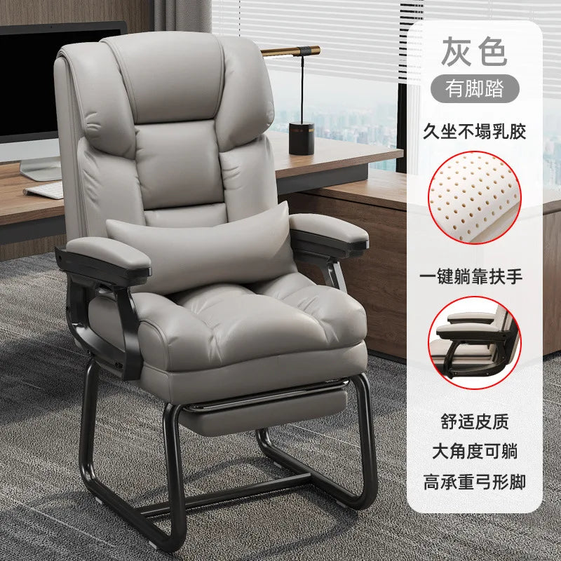 Simple and Comfortable Home Computer Chair, Office Reclining, Nap Taking Sofa Chair, Study Room, Bedroom Armchair Gaming Chairs