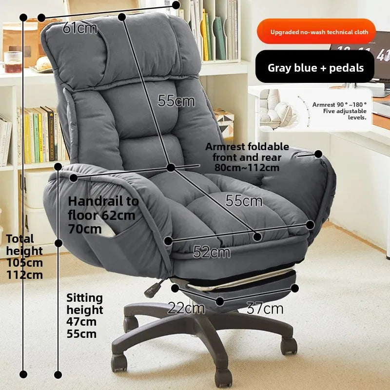 Computer Gaming Chair Ergonomic Office Reclining Desk Seat Adjustable Backrest Racing Style Study Dormitory Home Furniture