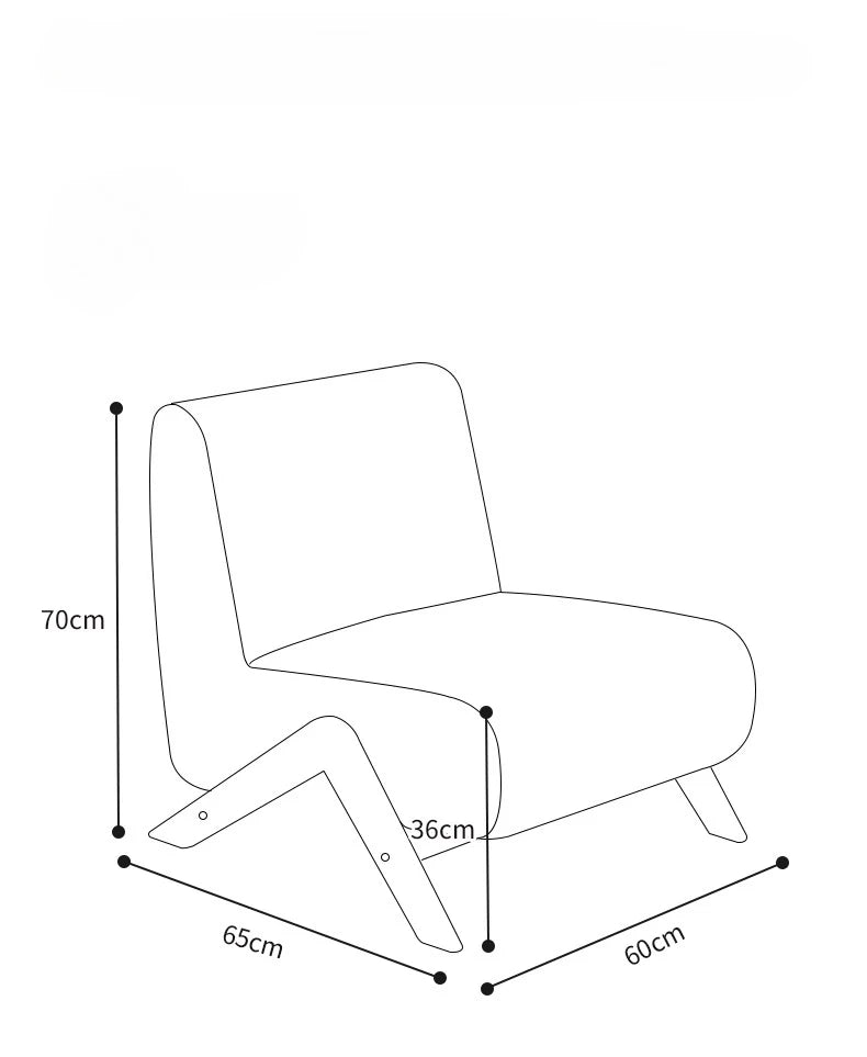 Single Sofa Chair with Antique Style, Lazy Living Room, Balcony, Leisure Chair, Zebra Chair, Solid Wood Designer Single Chairs