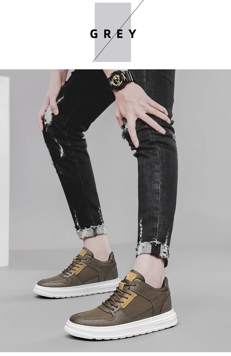 Plus Size 47 Summer Mesh Men Sneakers Elevator Shoes Chunky Increase Insole 7CM Breathable Sports Casual Height Shoes For Man