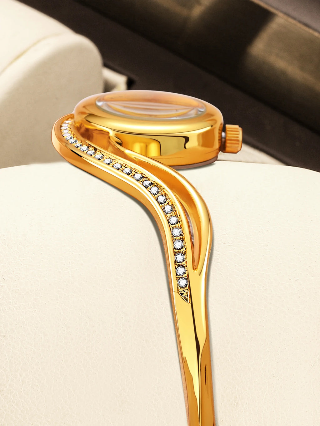 Women's Fashion Watch Brand: Light Luxury Diamond-Studded Design Quartz Watch with Waterproof Bracelet Gift reloj mujer LX1080