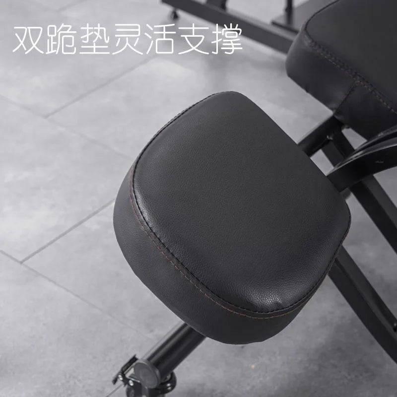 Sitting Posture Correction Chair Ergonomic Knee Chair Lifting Work Computer Bench with Wheels To Avoid Hunchback