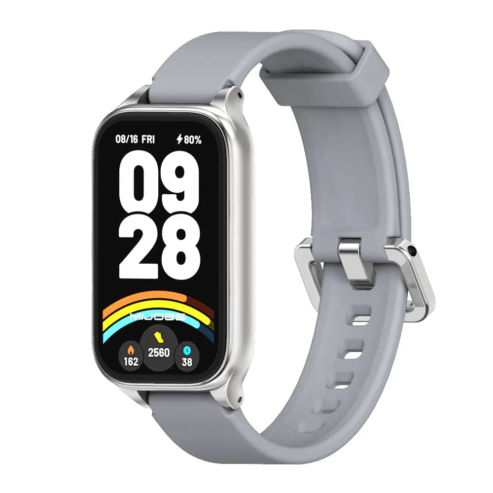 Strap For Mi Band 9 Active Watchband for Mi Band 8 Active 9 Active Silicone Wristband for Mi Band 9 Active Smartband Accessories