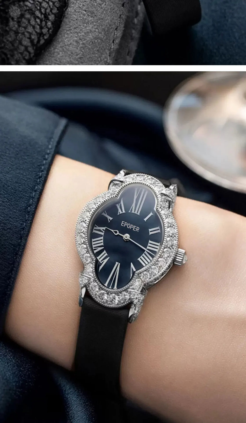A sophisticated, minimalist, stylish, and understated luxury quartz watch for women – a perfect gift for your girlfriend.