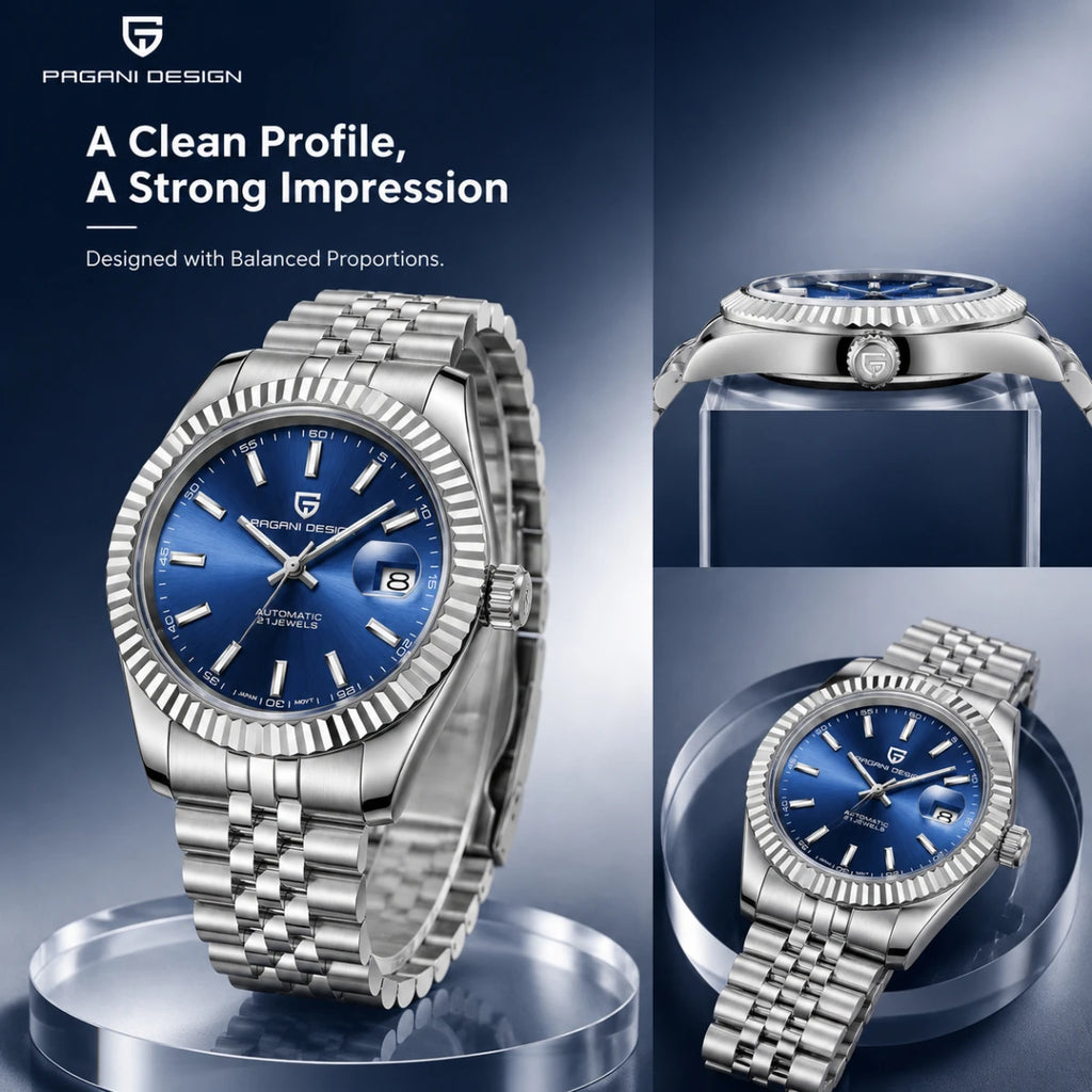 2026 PAGANI DESIGN New Men Mechanical Watches Luxurious Business Automatic Watch 100M Waterproof Stainless Steel Watch for Men