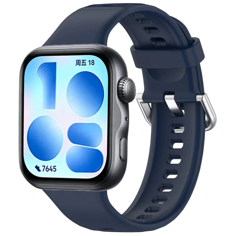 Official Silicone Strap for Huawei Watch 5-4 Pro Smart Wristband for Huawei Watch Fit 5/4/3 Luxury High-end Replacement Bracelet