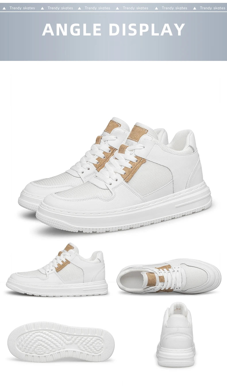 Plus Size 47 Summer Mesh Men Sneakers Elevator Shoes Chunky Increase Insole 7CM Breathable Sports Casual Height Shoes For Man