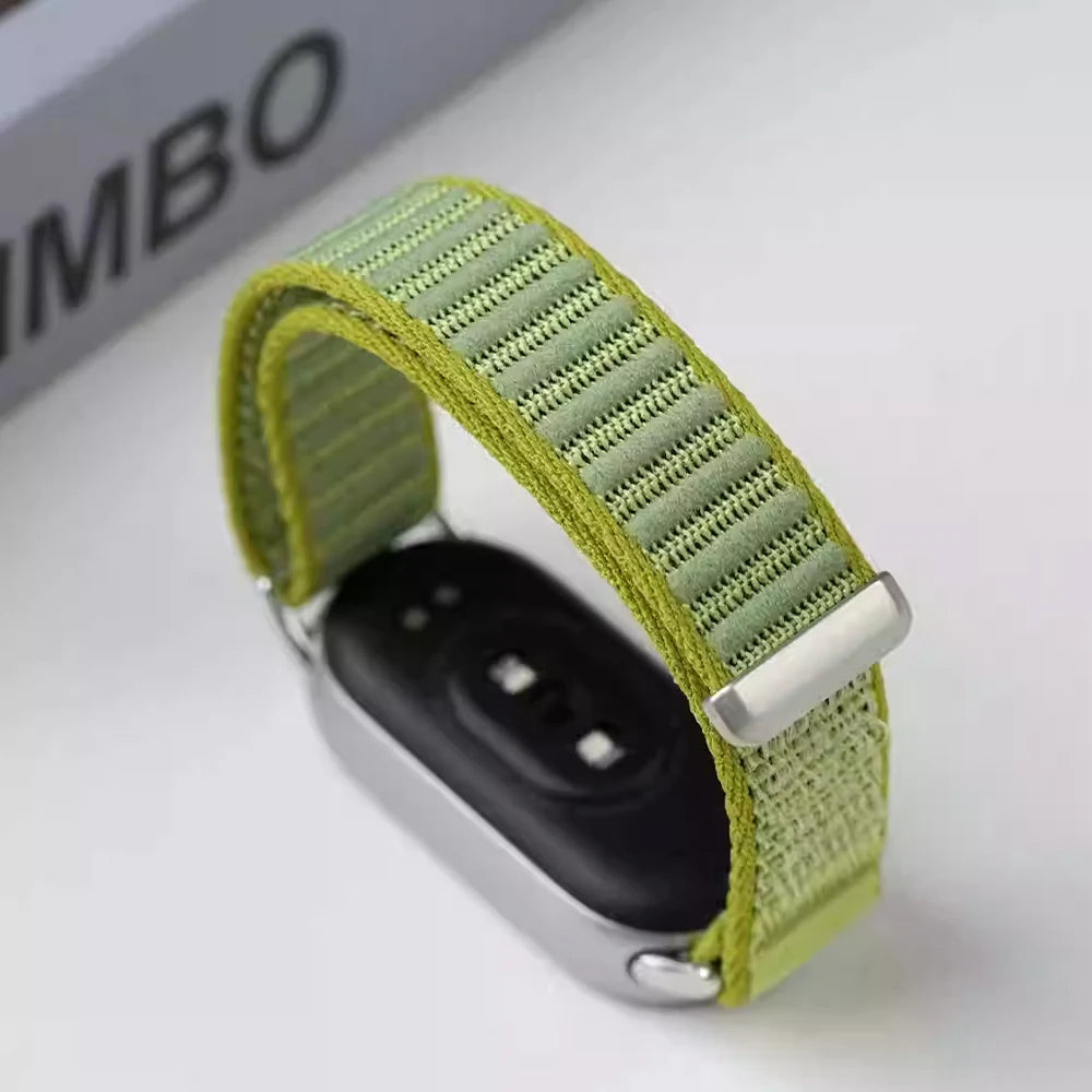 Sport Nylon Strap for Xiaomi Mi Band 10 Original Breathable Wristband for Xiaomi Mi Band 10 9 8 Smart Watch Replaceable Bracelet