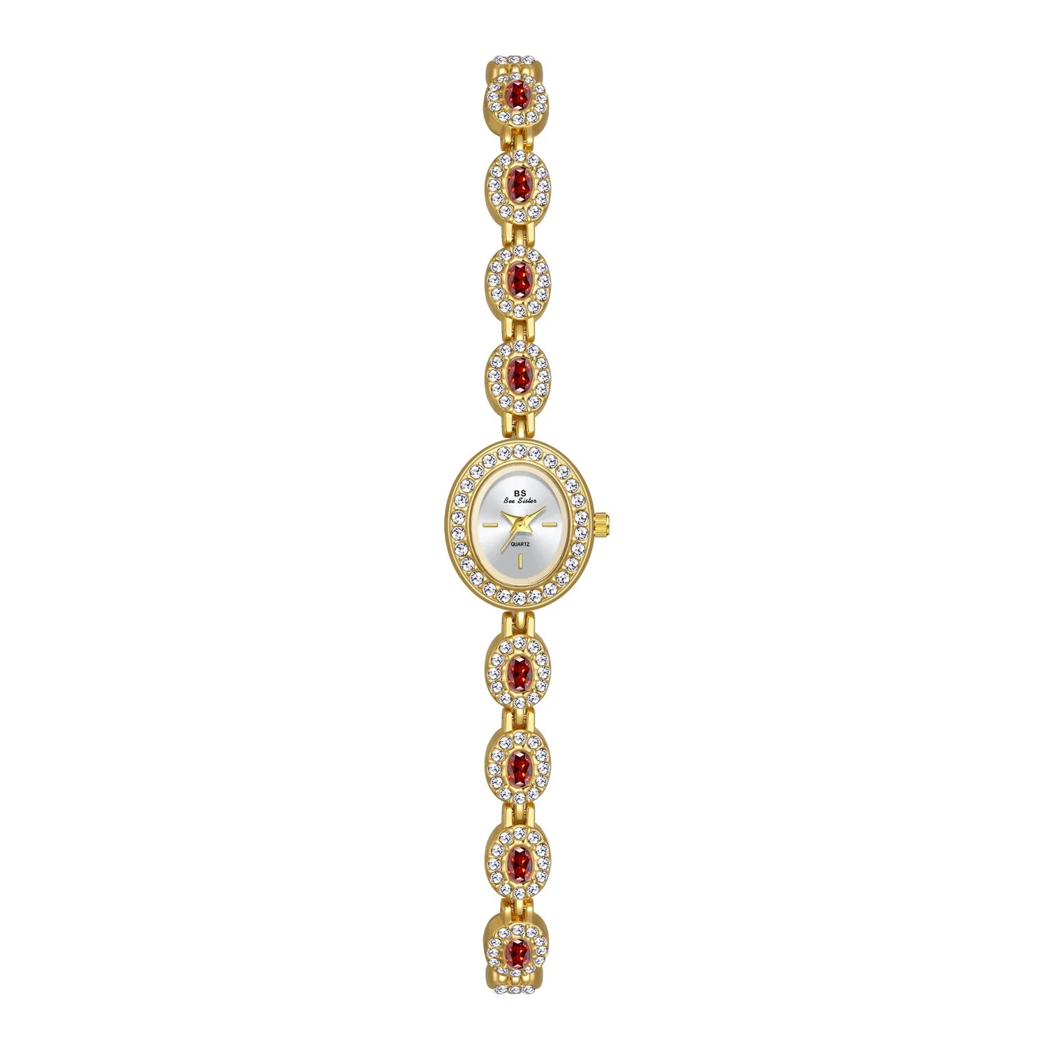 Colorful Diamond Luxury Women's Watch Elegant Bracelet Wristwatch Waterproof Quartz Hand Clock Gifts For Girlfriend