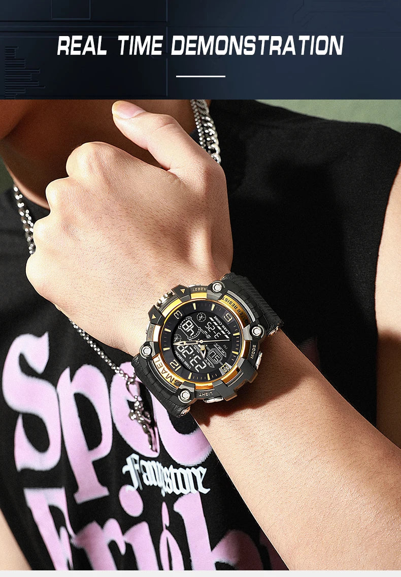 SMAEL Watch Men Sport Alarm Clock For Men 50M Waterproof Wristwatches 8089 Original Brand Men's Wristwatch Quartz Sports Watches