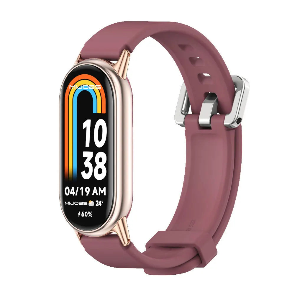 Strap for Mi Band 10 9 8 7 6 5 Watch Band for Mi Band 10 Silicone Wristband for Mi Band 9 Bracelet For Mi Band 8 Strap