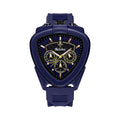 YaLaLuSi Men's Watch: Water-Resistant Quartz Bracelet Watch with Triangular Dial, Mechanical Dial, Gift Watch for Boys