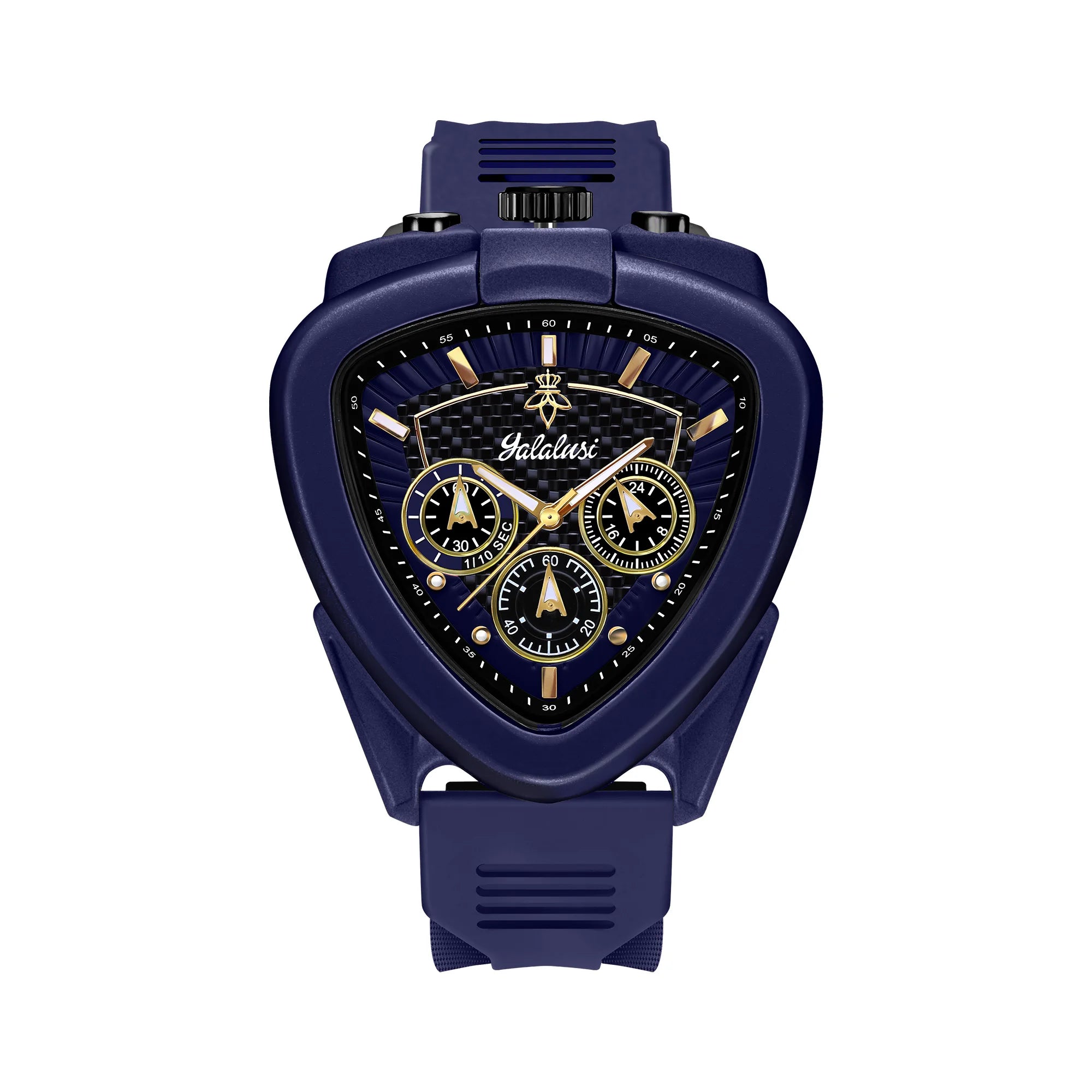 YaLaLuSi Men's Watch: Water-Resistant Quartz Bracelet Watch with Triangular Dial, Mechanical Dial, Gift Watch for Boys