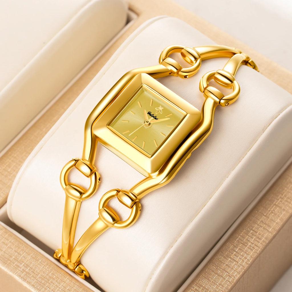 Women's Fashion Bracelet Watch: Water-resistant Quartz Timepiece – A Luxurious and Elegant Gift reloj mujer montre