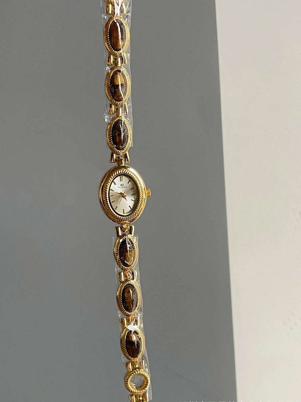 Natural Jade Bracelet Watch Gift Women,Ladies Watches Luxury High Quality Gold Quartz Watches, Elegant Women's Wristwatches