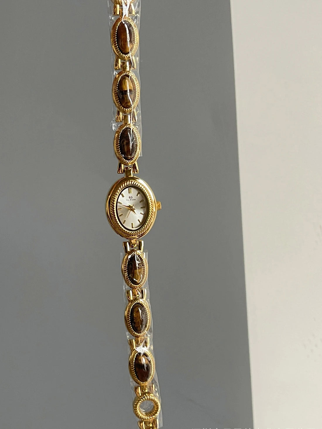 Natural Jade Bracelet Watch Gift Women,Ladies Watches Luxury High Quality Gold Quartz Watches, Elegant Women's Wristwatches