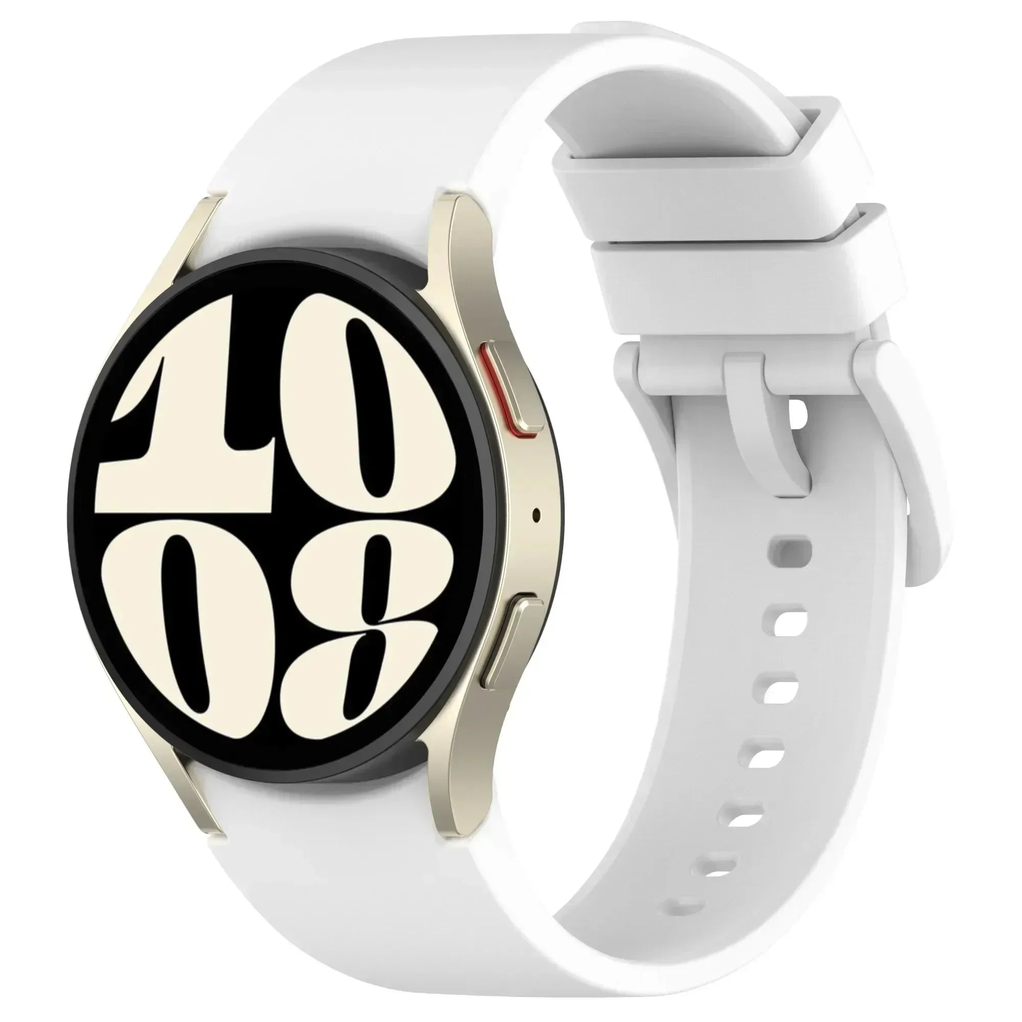 New Official Silicone Strap For Samsung Galaxy Watch 6 4 Classic 47mm 46mm 43/42mm Watchband Galaxy Watch 7 6 5 4 40mm 44mm Belt