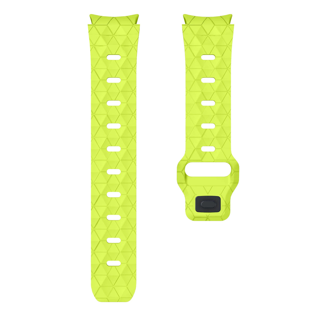 Silicone Strap for Samsung Galaxy Watch 7 6 5 4 40mm 44mm Football Pattern Bracelet Wristband for Watch 6-4 Classic 47mm 46mm
