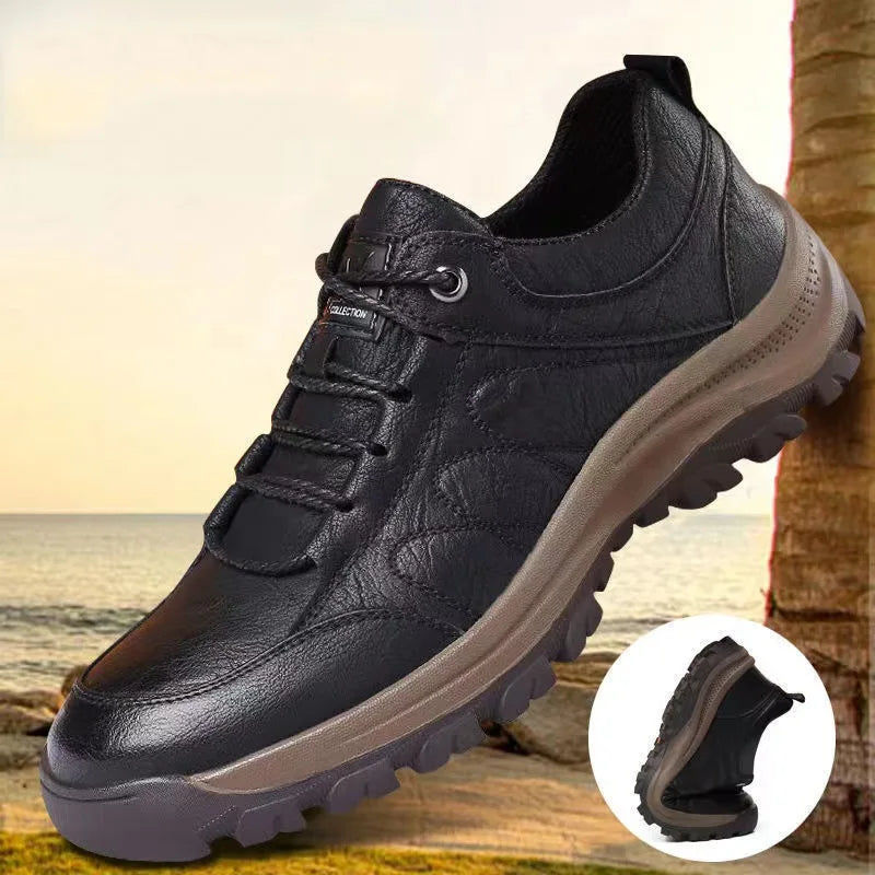 Comfortable Street Trendy Running fashion men's shoes  Non-Slip Outdoor Lace casual hiking sports shoes Large size mens sneakers
