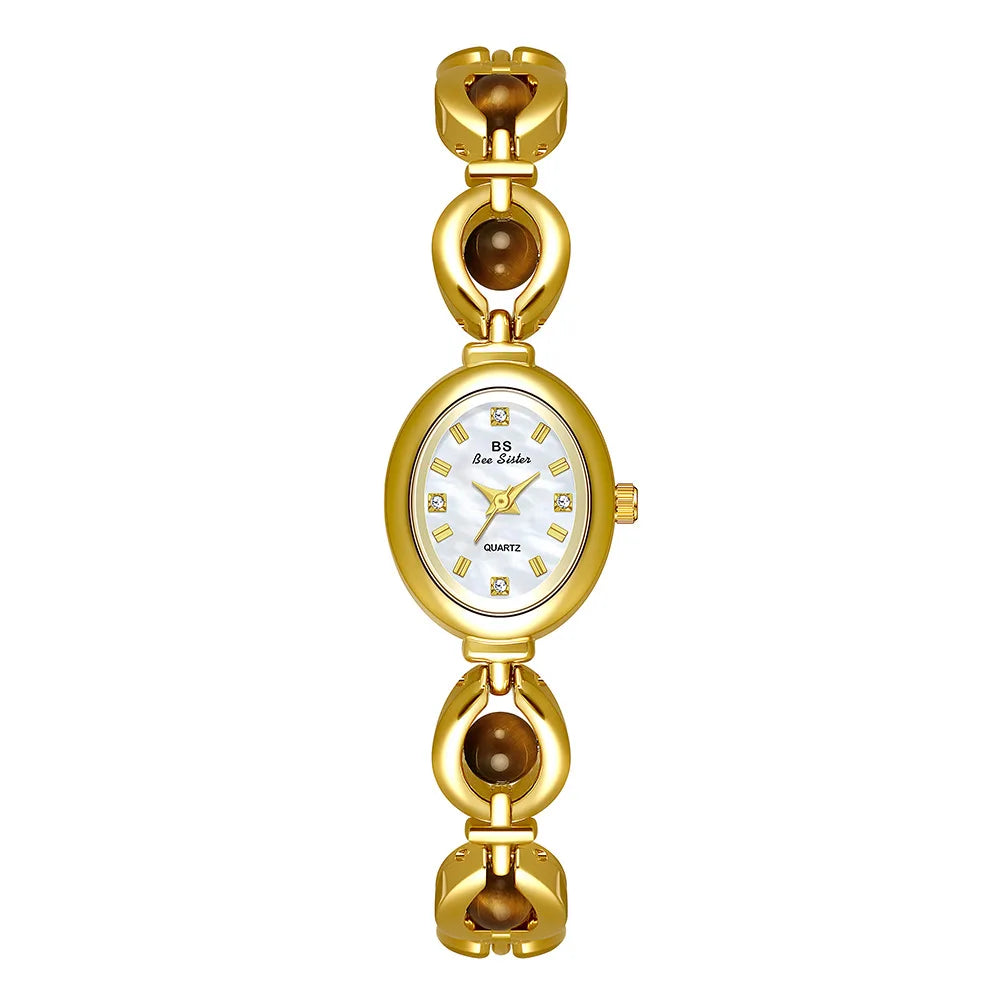 BS bee sister Woman Watches Luxury Fashion Dress Elegant Quartz Women's Wristwatch Clock