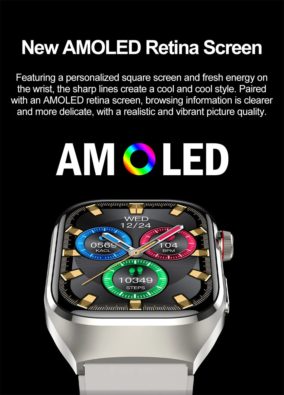 SmartWatch Voice Call Push reminder Physical examination Health Watch Blood Pressure UricAcid Blood Oxygen ECG Sport Smart watch