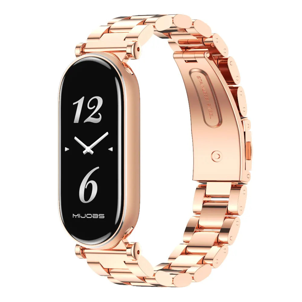 Strap for Mi Band 10 9 8 Wristband For Mi Band 9 Bracelet for Mi Band 10 Stainless Steel Watch Band for Mi Band 8 Metal Straps