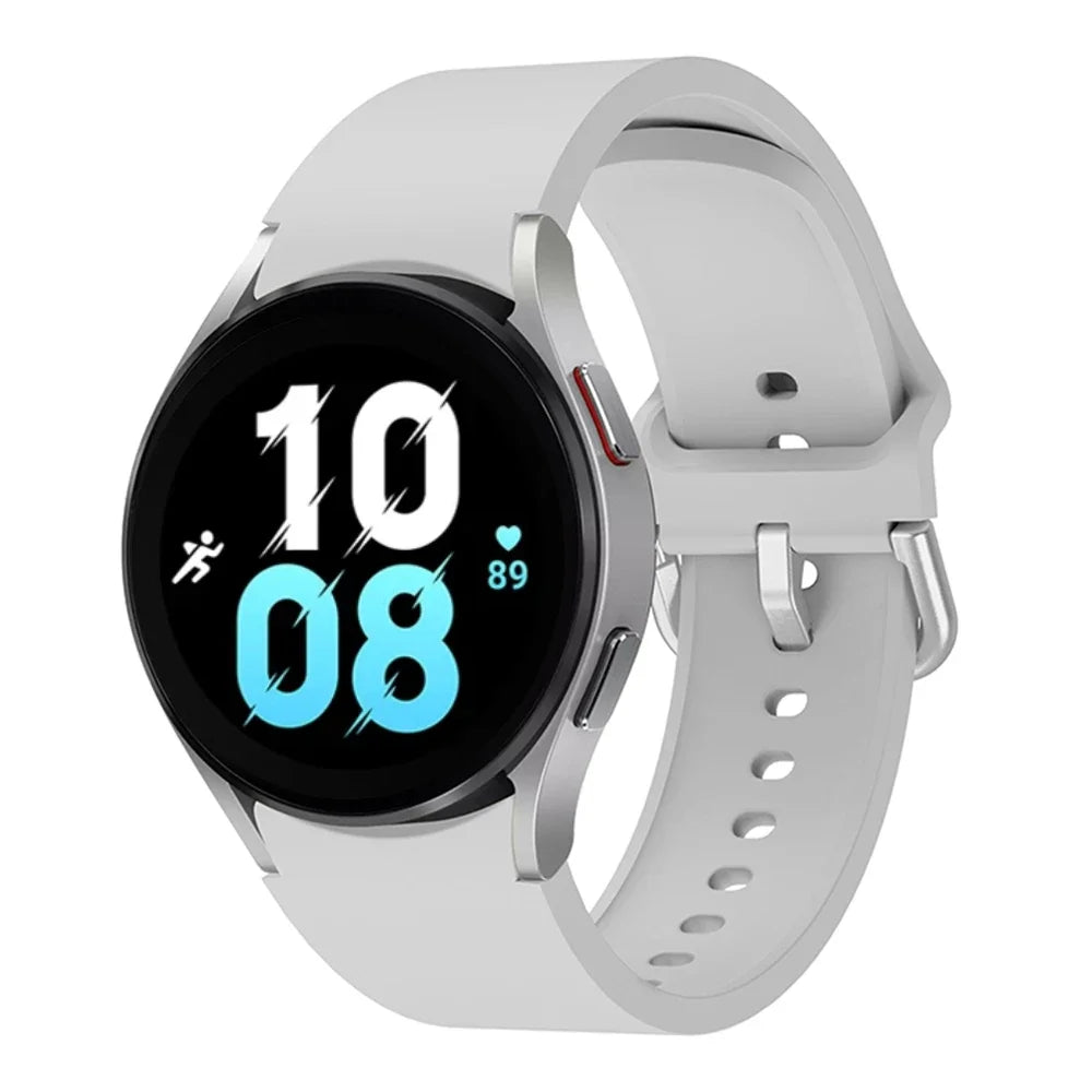 20mm Silicone Strap for Samsung Galaxy Watch 7 6 5 40mm 44mm 5 Pro 45mm Bracelet for Watch 4 6 Classic 46mm 42mm 43mm 47mm Band