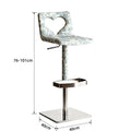 Minimalist Italian-Style Bar Stool by Xiaomujin, Suitable for Designer Villas, Living Rooms, and Dining Rooms, Dopamine Island Chair, Adjustable Height High Stool