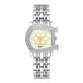 YaLaLuSi Women's Luxury Diamond-Set Asymmetrical Dial Bracelet Watch, Water-Resistant Quartz Watch reloj mujer watch for ladies