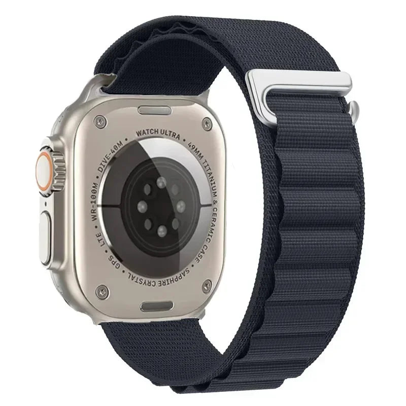 Alpine Loop Band for Apple Watch Ultra 49mm 11 10 9 8 7 46mm 42mm 45mm 41mm Nylon Wristband iWatch Series 6 5 4 SE 44 40mm Strap