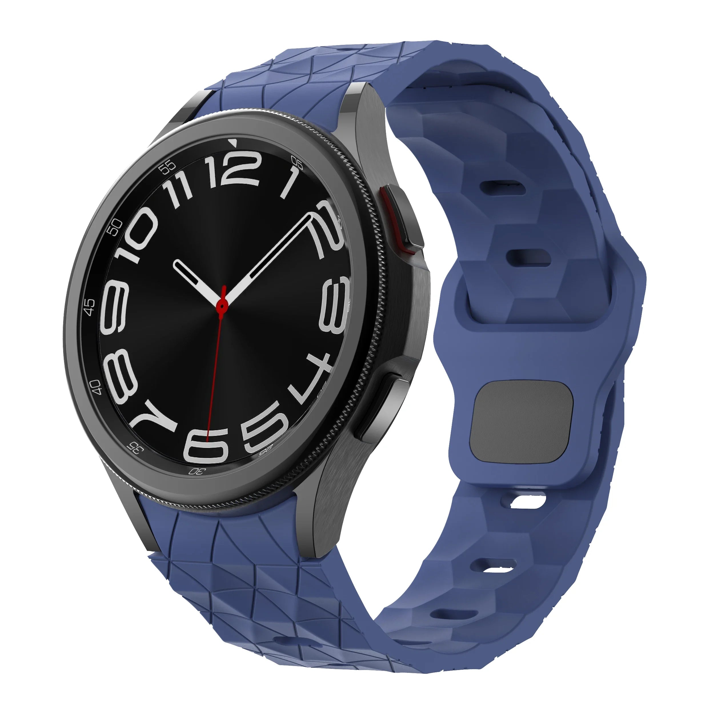 Silicone Strap for Samsung Galaxy Watch 7 6 5 4 40mm 44mm Football Pattern Bracelet Wristband for Watch 6-4 Classic 47mm 46mm