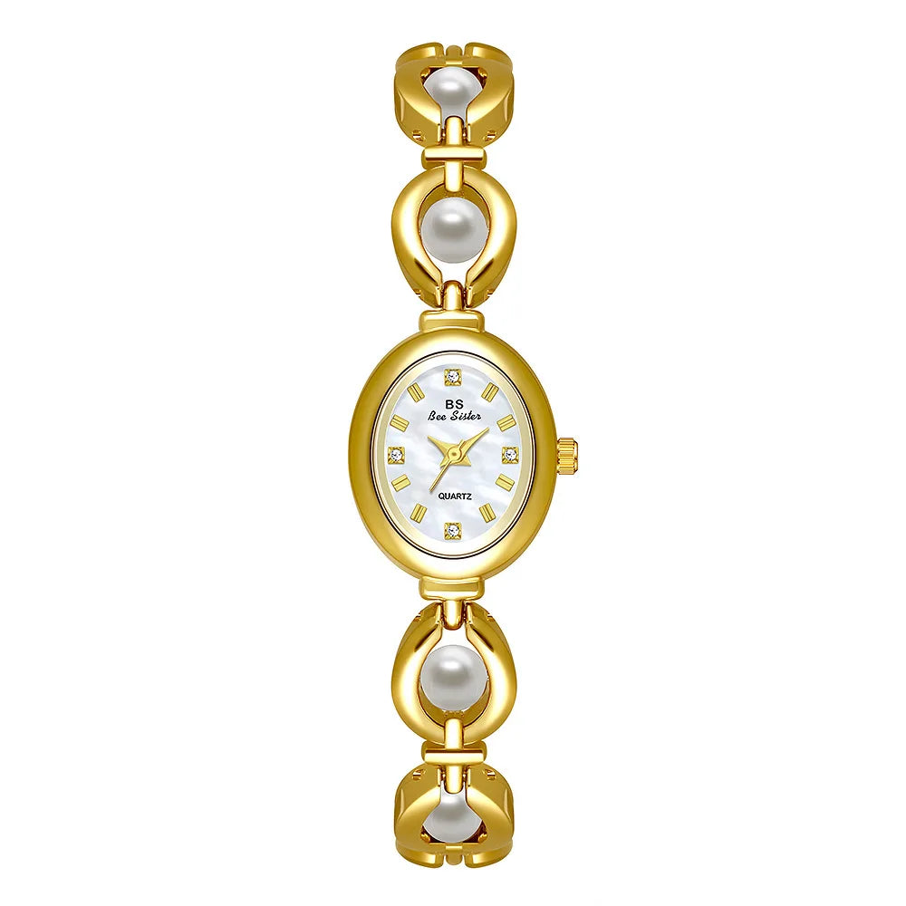 BS bee sister Woman Watches Luxury Fashion Dress Elegant Quartz Women's Wristwatch Clock