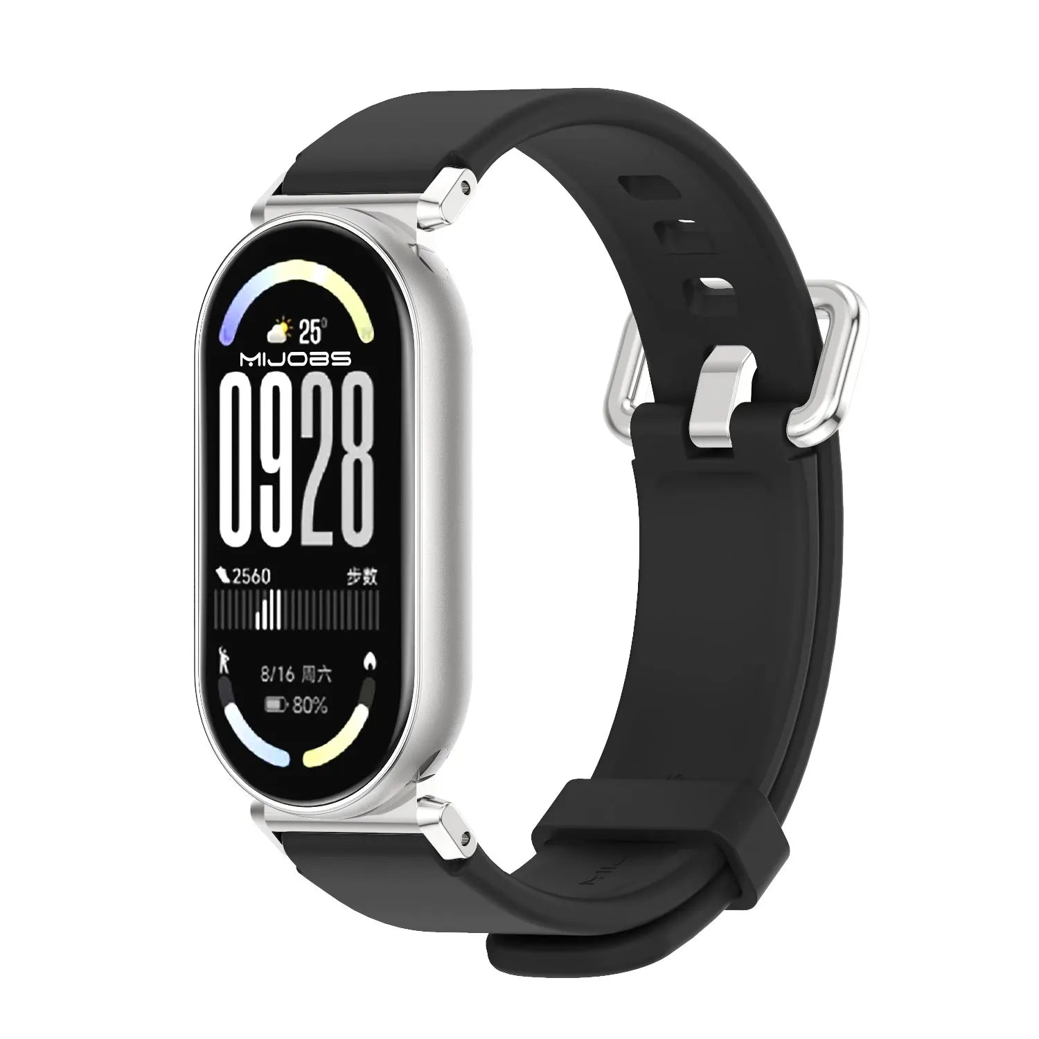 Strap for Mi Band 10 9 8 7 6 5 Watch Band for Mi Band 10 Silicone Wristband for Mi Band 9 Bracelet For Mi Band 8 Strap