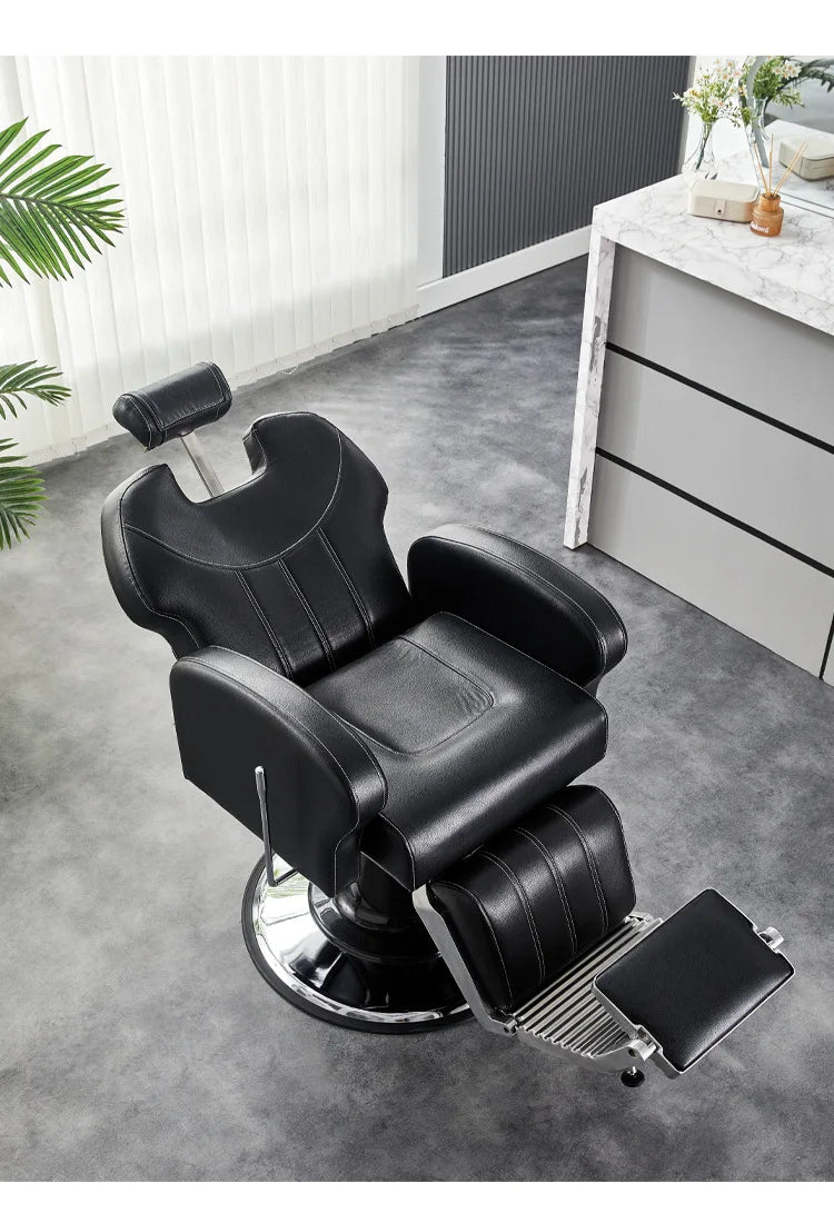 AOLIVIYA Modern Minimalist Commercial Barber Shop Chair With Adjustable Swivel Hair Styling Salon Furniture Backrest For Profess