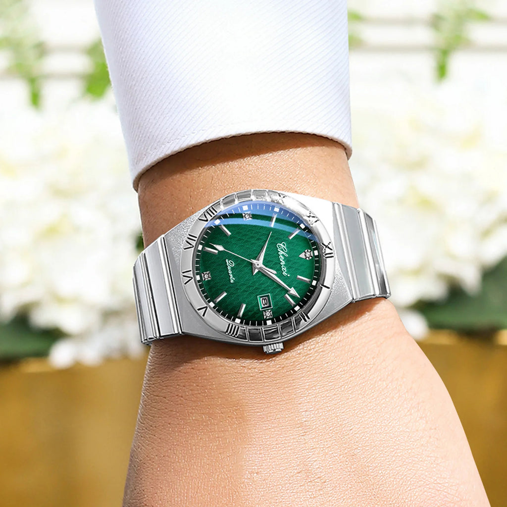 Top Brand Luxury Watches For Men Fashion Luminous Calendar Men's Watch CHENXI Waterproof Stainless Steel Quartz Wristwatch New