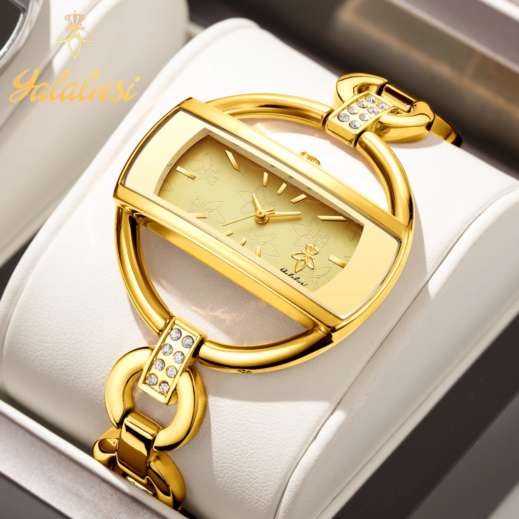 YaLaLuSi Women’s Water-Resistant Quartz Watch: A Stylish and Elegant Bracelet-Style Timepiece, Perfect as a Gift reloj mujer